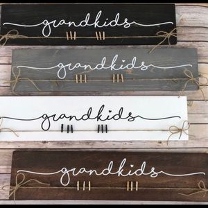 14” Grandkids Sign